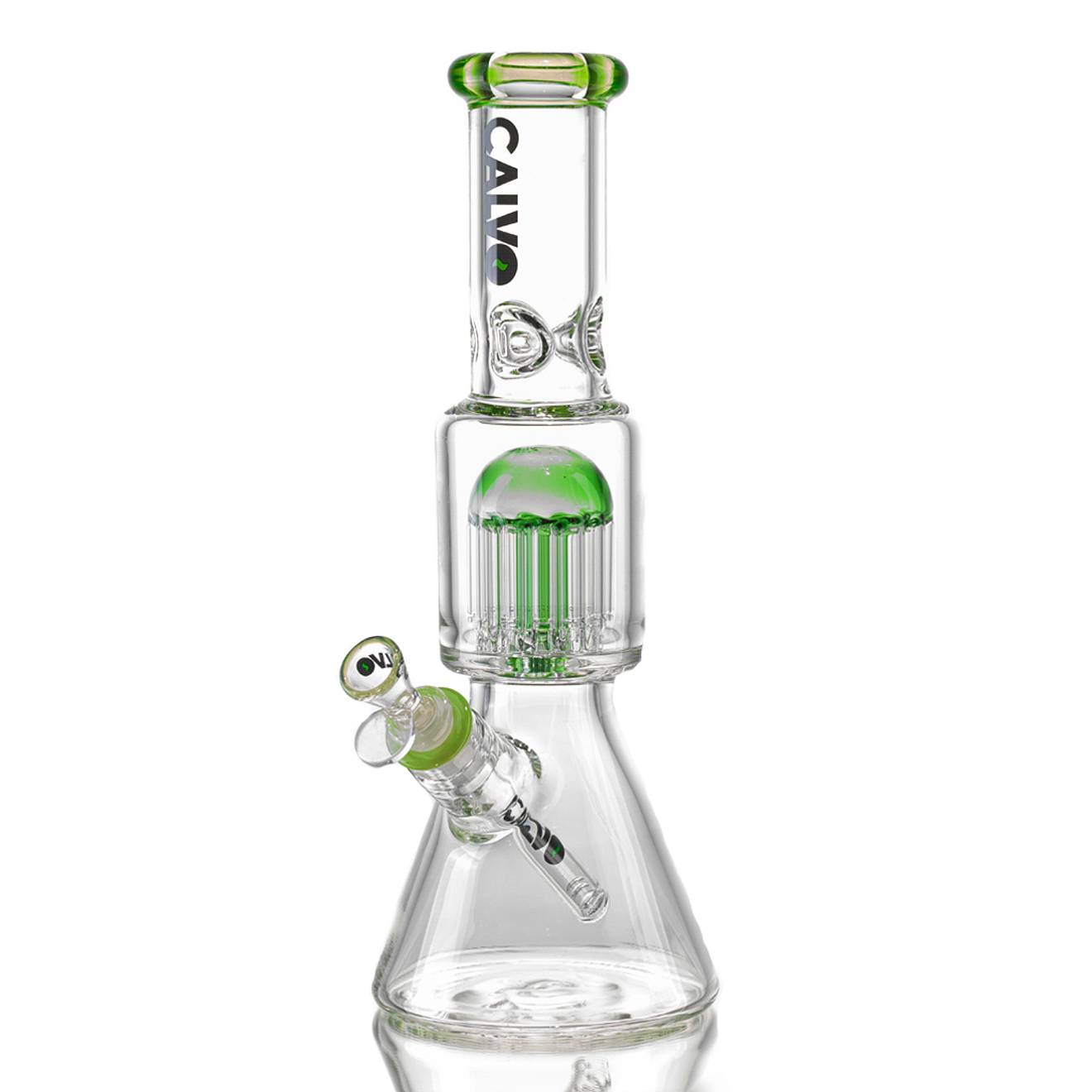Calvo Glass Bong Beaker Tree Perc M 35cm 1