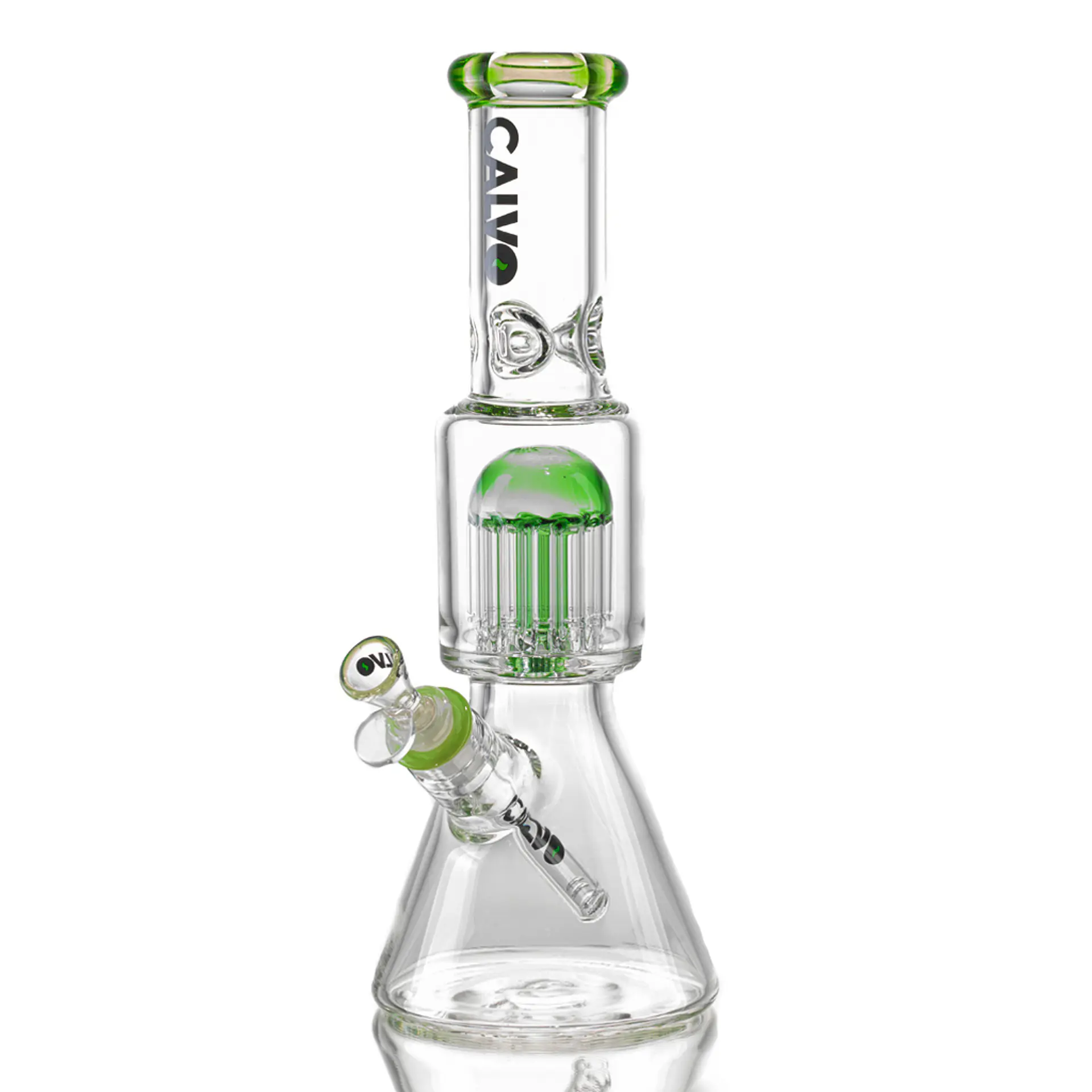 Calvo Glass Bong Beaker Tree Perc M 35cm 1
