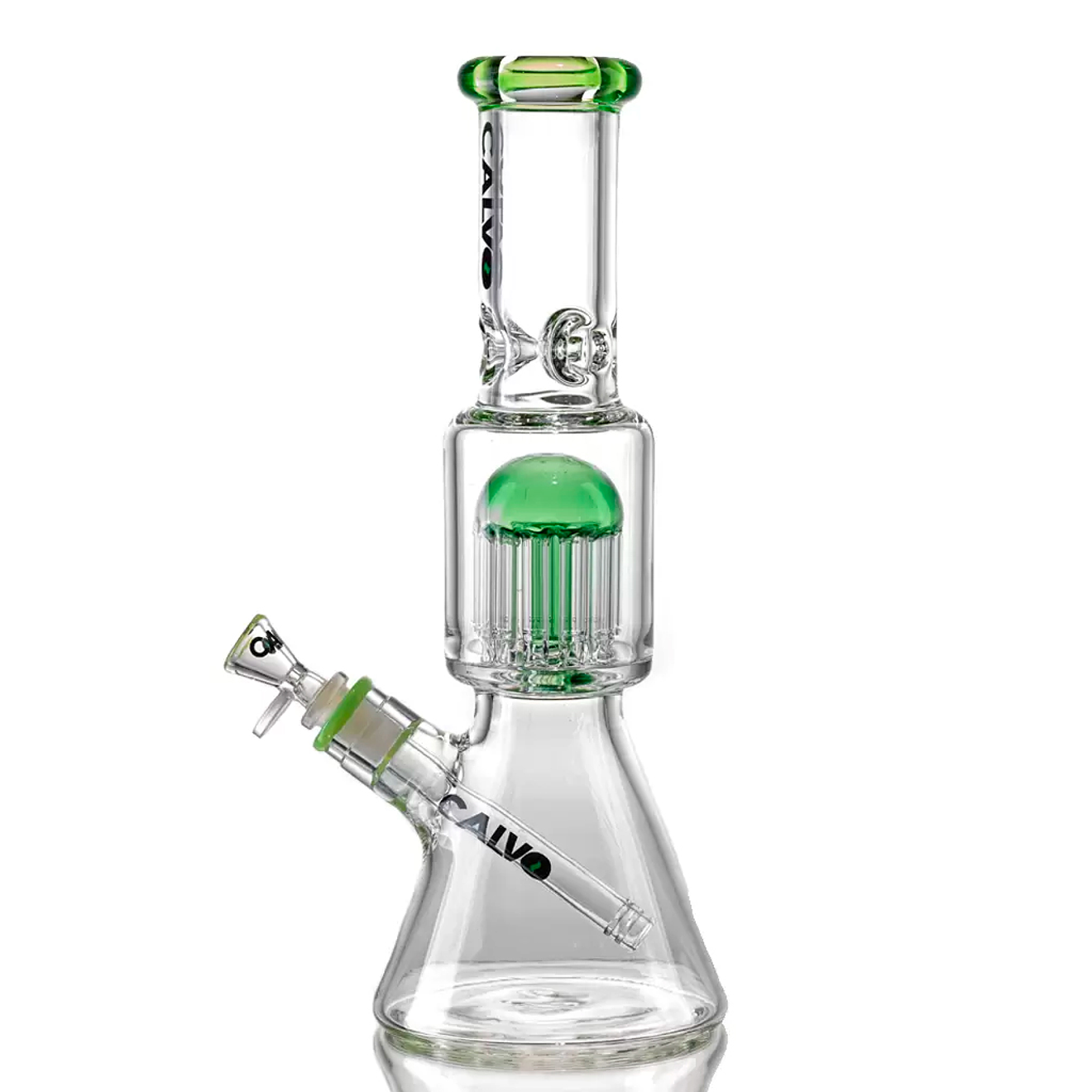 Calvo Glass Bong Beaker Tree Perc M 35cm 2