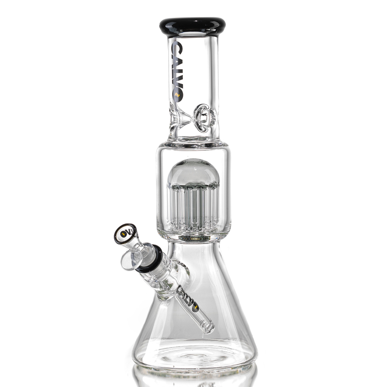Calvo Glass Bong Beaker Tree Perc M 35cm 3