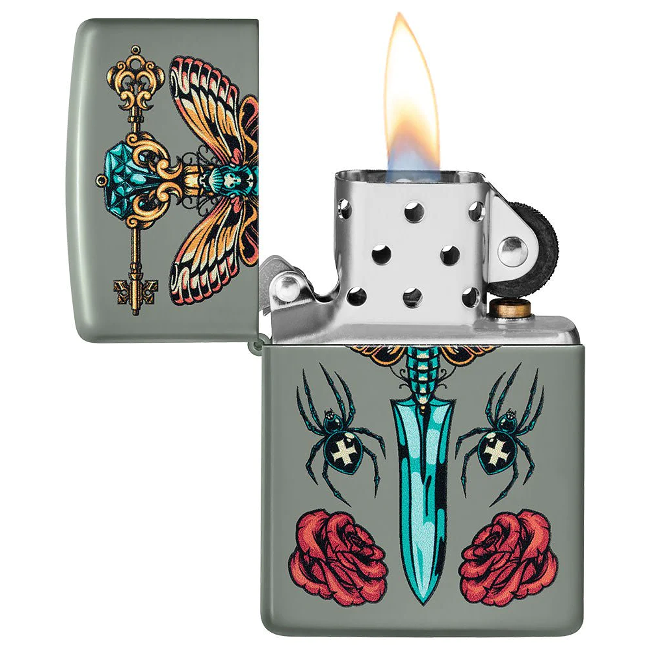 Encendedor Zippo Gothic Dagger Design 3