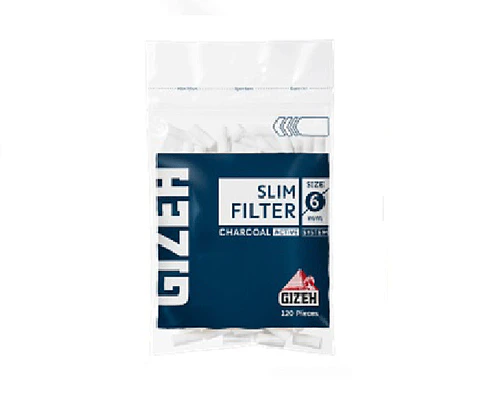 Filtros Gizeh Slim Con Carbón Activo 6mm