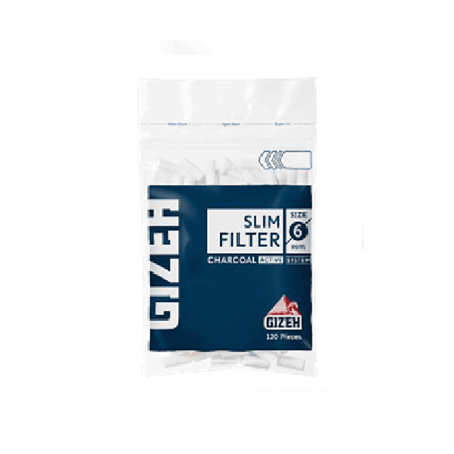 Filtros Gizeh Slim Con Carbón Activo 6mm 1