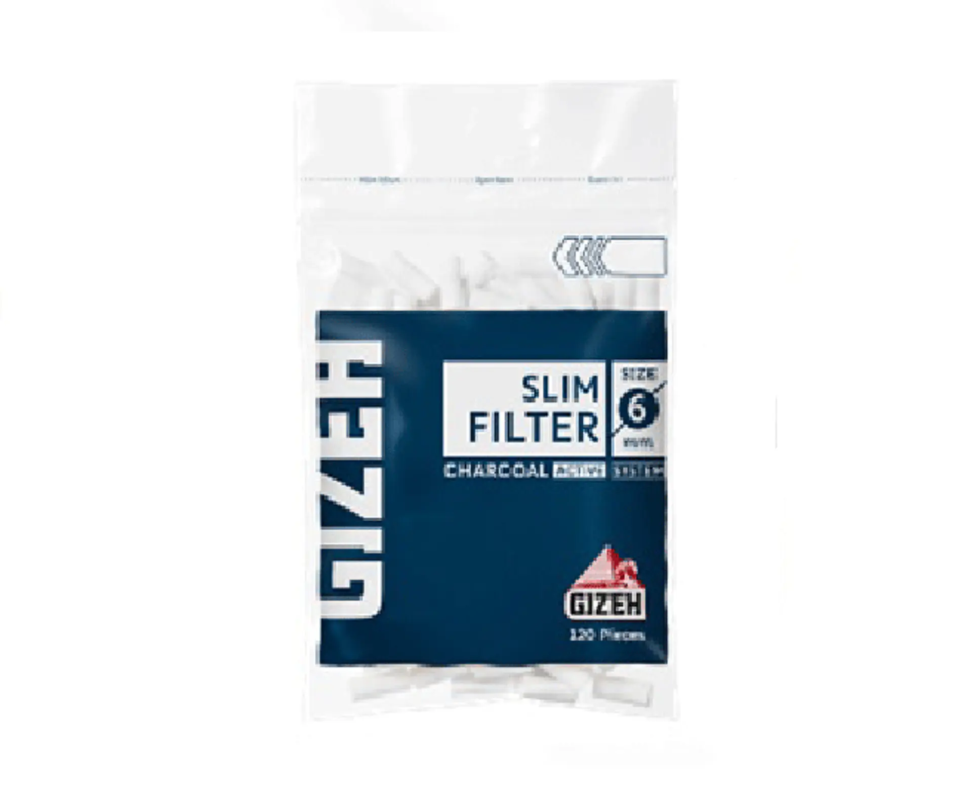 Filtros Gizeh Slim Con Carbón Activo 6mm 1