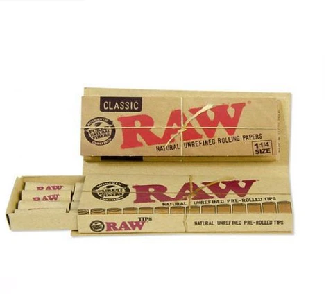 Papelillos Raw Connoisseur 1 1/4 +  Pre Rolled Tips 