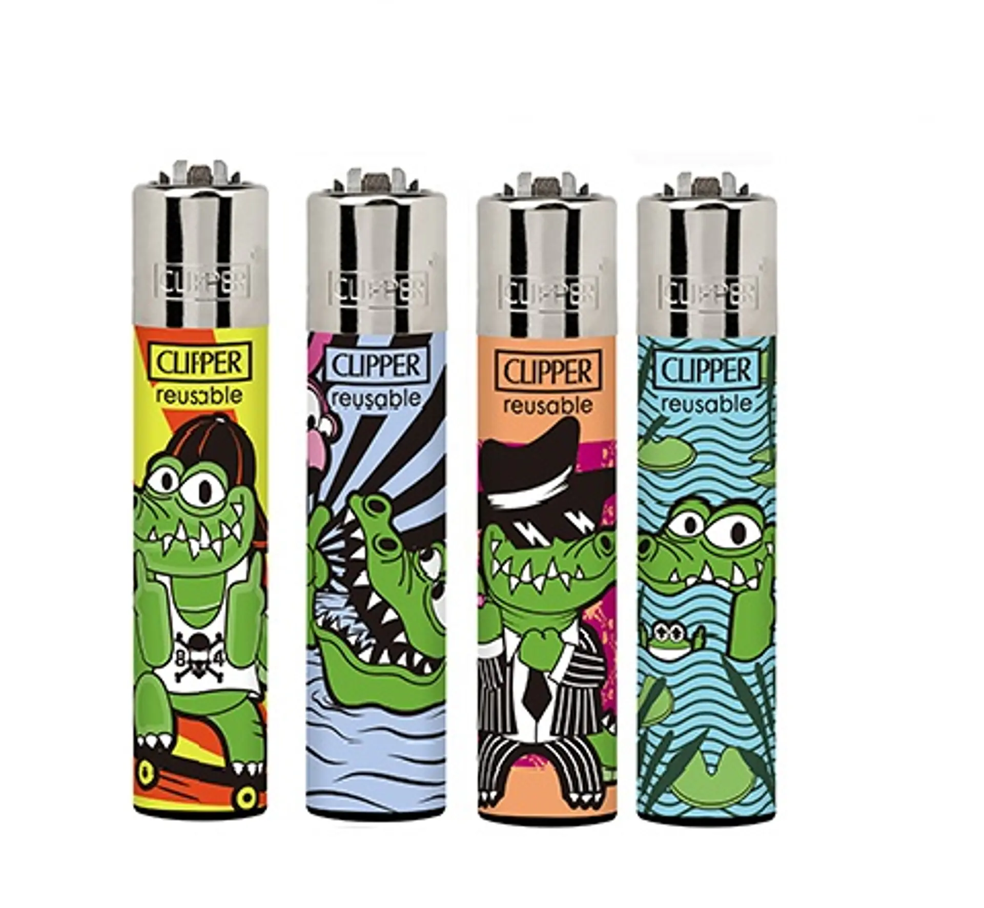 Encendedor Clipper Cocodrilos - Finger Up Animals 3 1