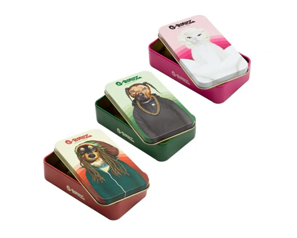 G-Rollz Cajita Metálica Mediana Pets 3