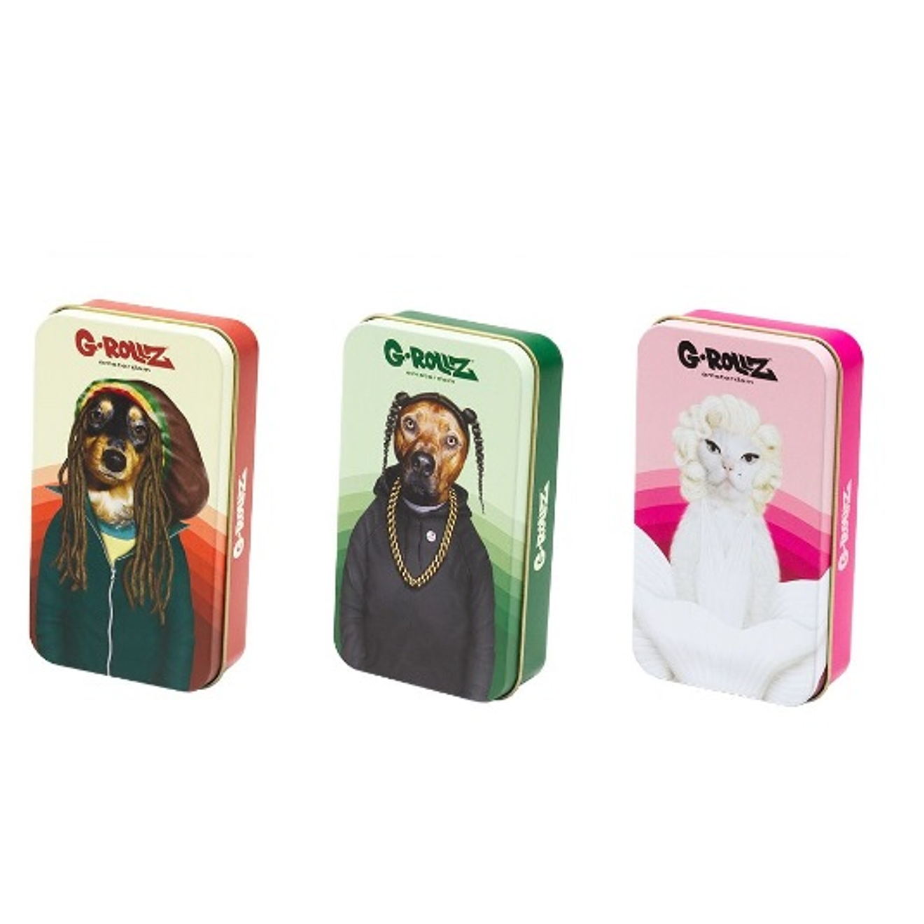 G-Rollz Cajita Metálica Mediana Pets 2