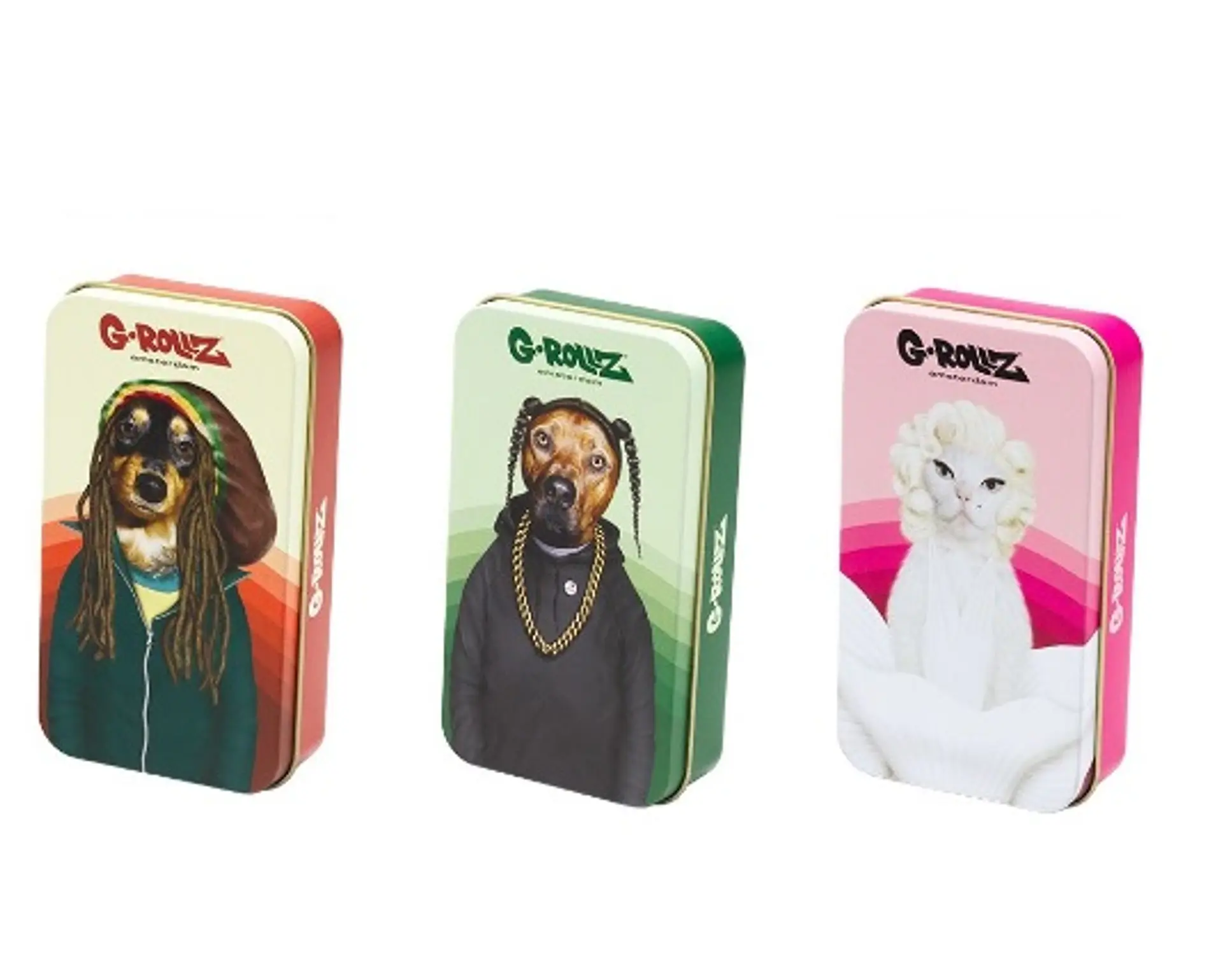 G-Rollz Cajita Metálica Mediana Pets 2