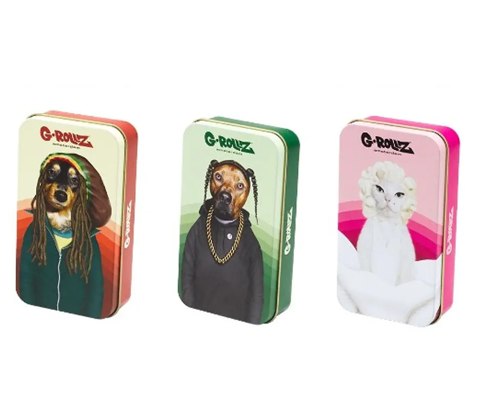G-Rollz Cajita Metálica Mediana Pets 2