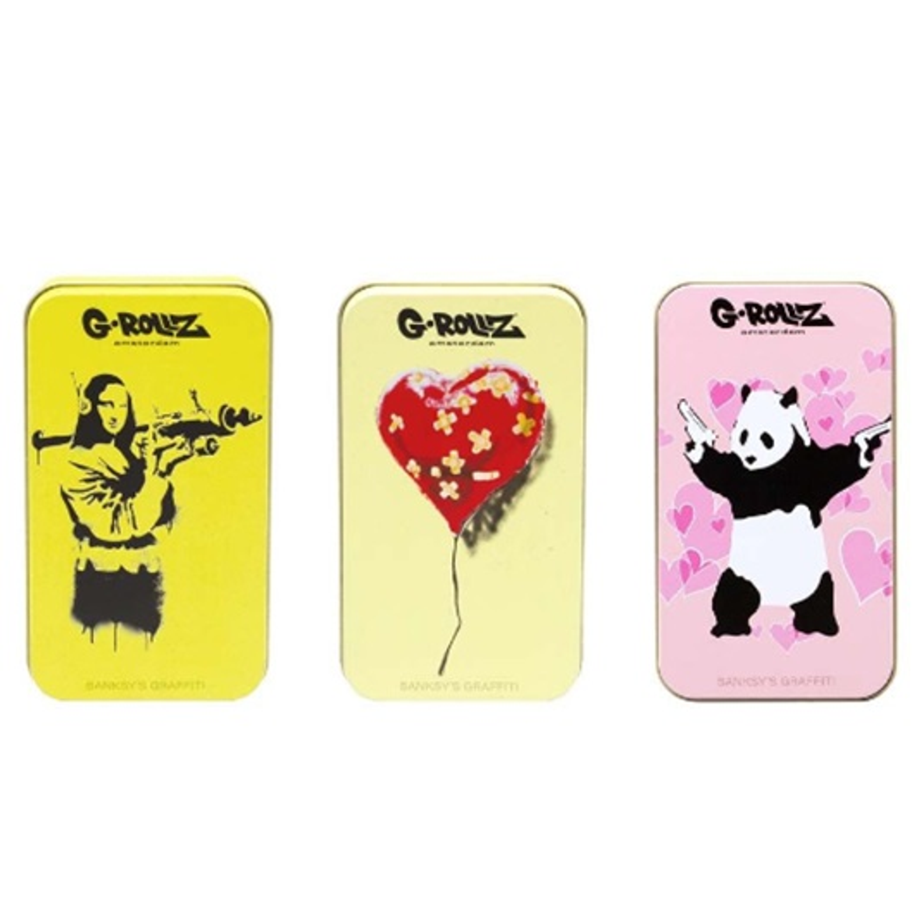 G-Rollz Cajita Metálica Mediana Banksy 1