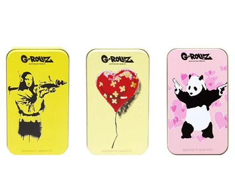 G-Rollz Cajita Metálica Mediana Banksy