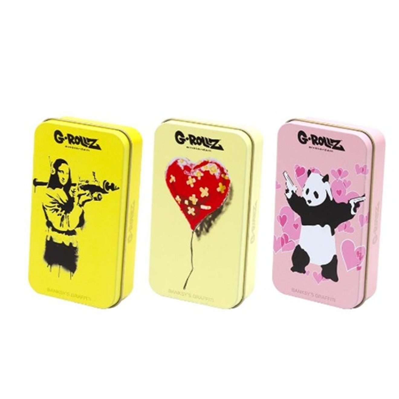 G-Rollz Cajita Metálica Mediana Banksy 2