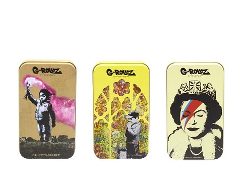 G-Rollz Cajita Metálica Mediana Banksy 2