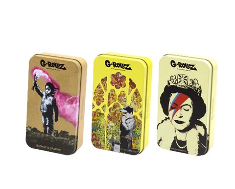 G-Rollz Cajita Metálica Mediana Banksy 2