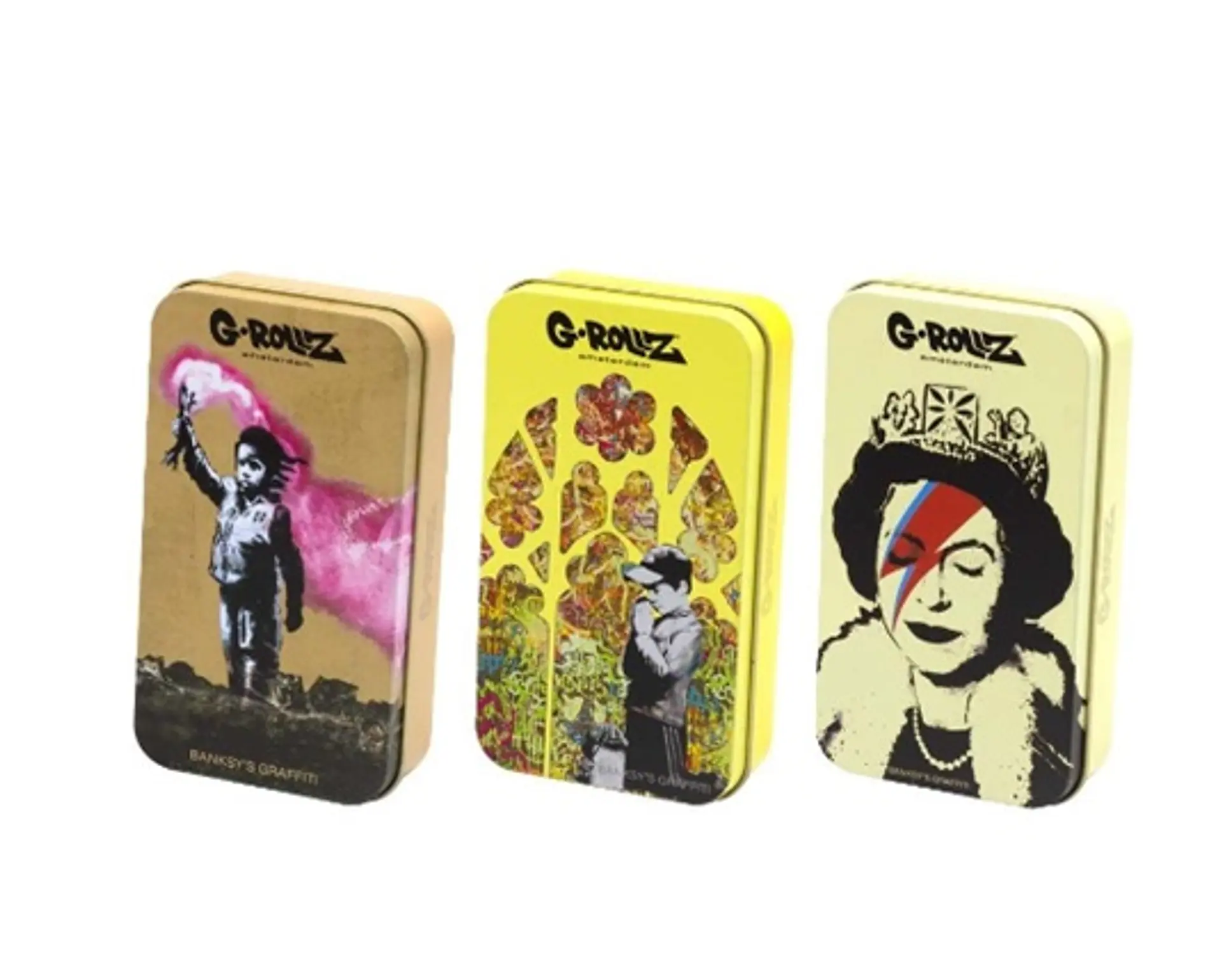 G-Rollz Cajita Metálica Mediana Banksy 2 2