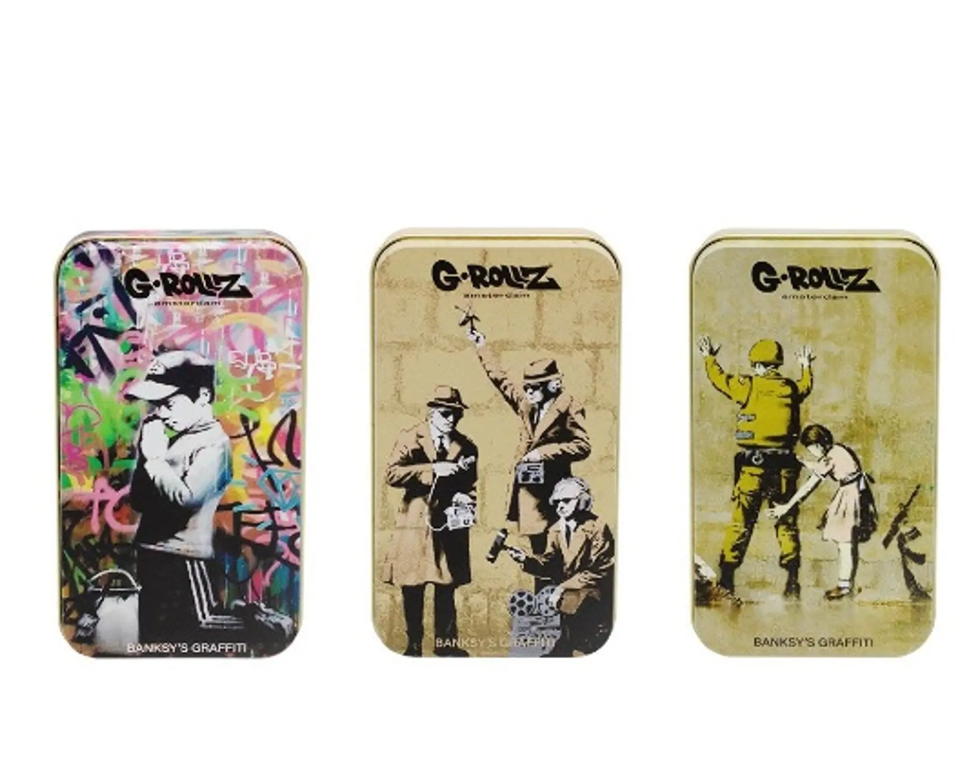 G-Rollz Cajita Metálica Mediana Banksy 3 1