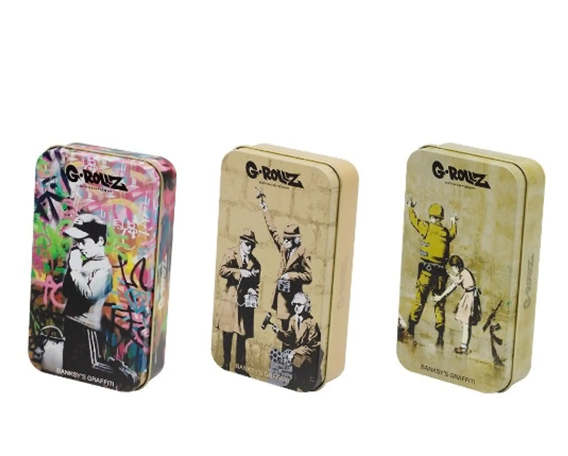 G-Rollz Cajita Metálica Mediana Banksy 3 3