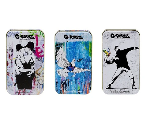 G-Rollz Cajita Metálica Mediana Banksy 4