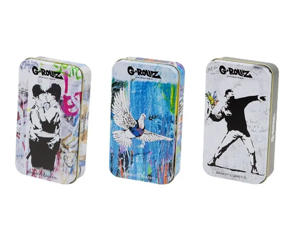 G-Rollz Cajita Metálica Mediana Banksy 4 3