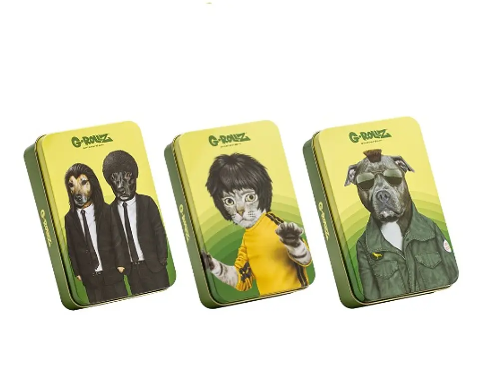 G-Rollz Cajita Metálica Grande Pets 3