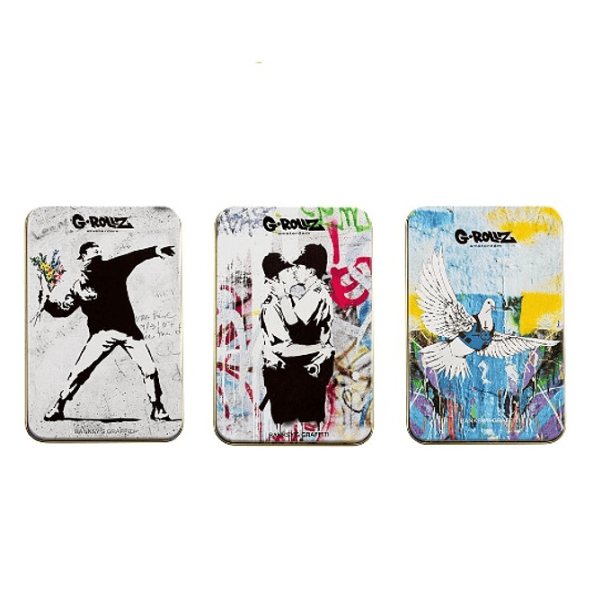 G-Rollz Cajita Metálica Grande Banksy 1
