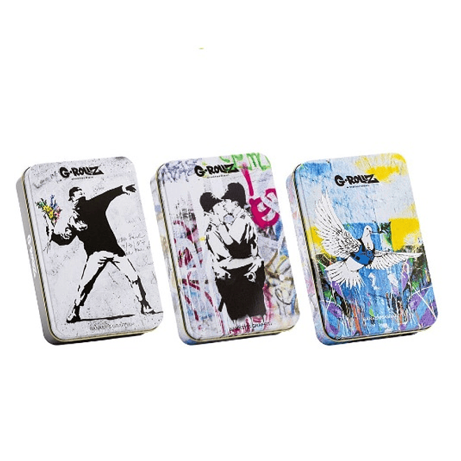 G-Rollz Cajita Metálica Grande Banksy 3
