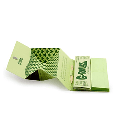 G-Rollz Bio Organic Green Hemp Papelillos King Size+ Tips  