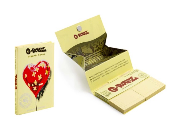 G-Rollz Bio Organic Hemp Papelillos 1 1/4 + Boquillas + Bandeja 4