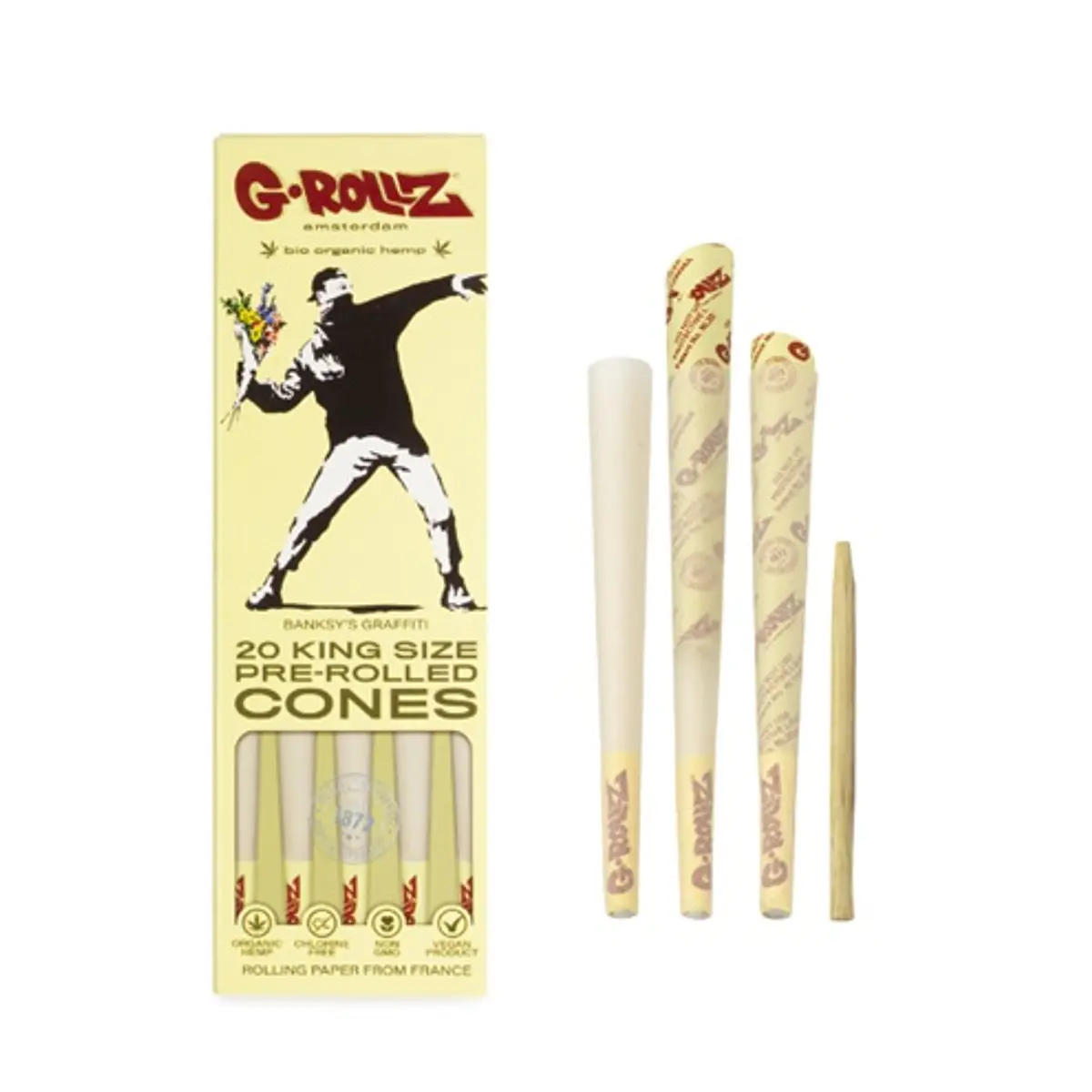 G-Rollz Blueberry Flavored Hemp Wraps 4er