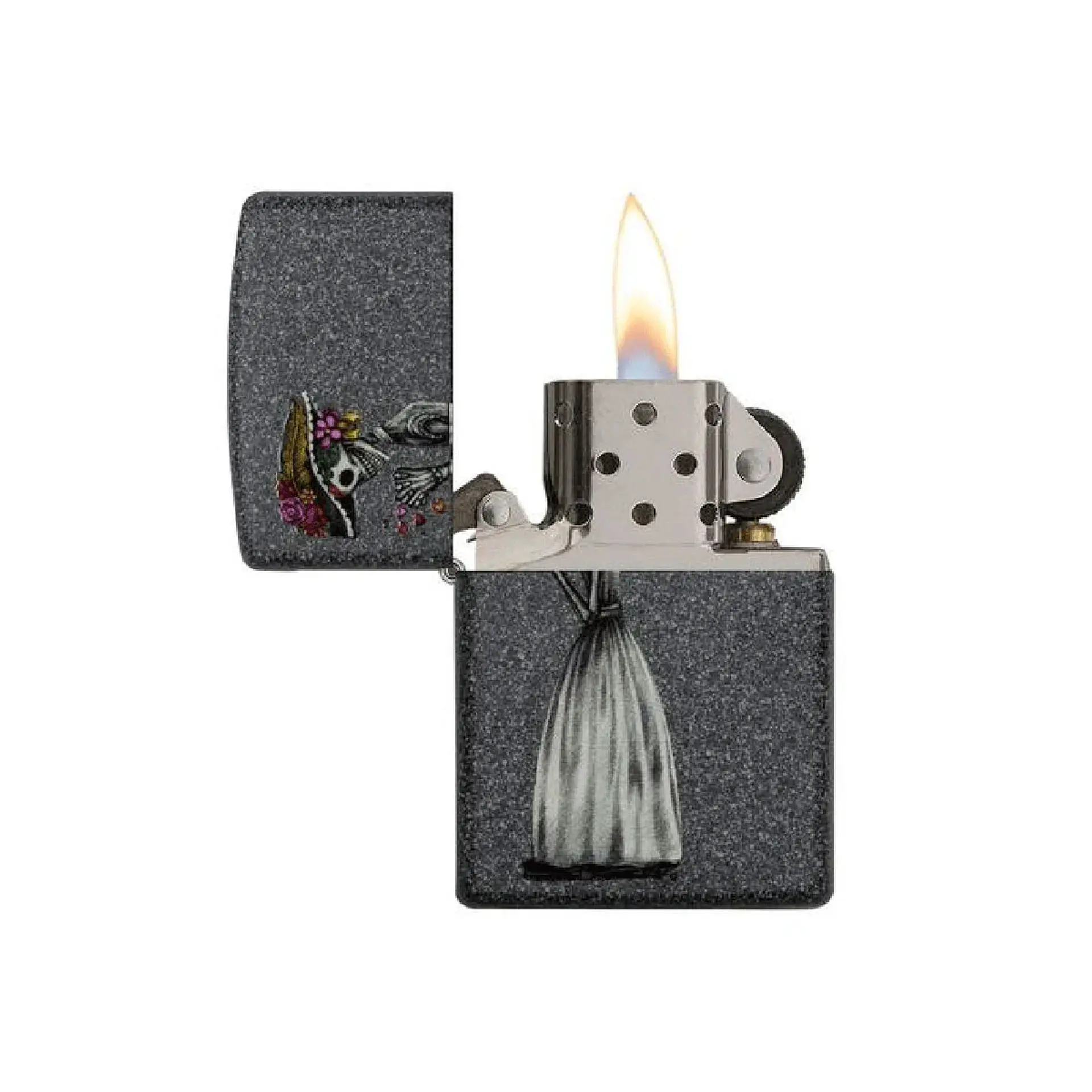 Set Encendedores Zippo Iron Stone Couple 5