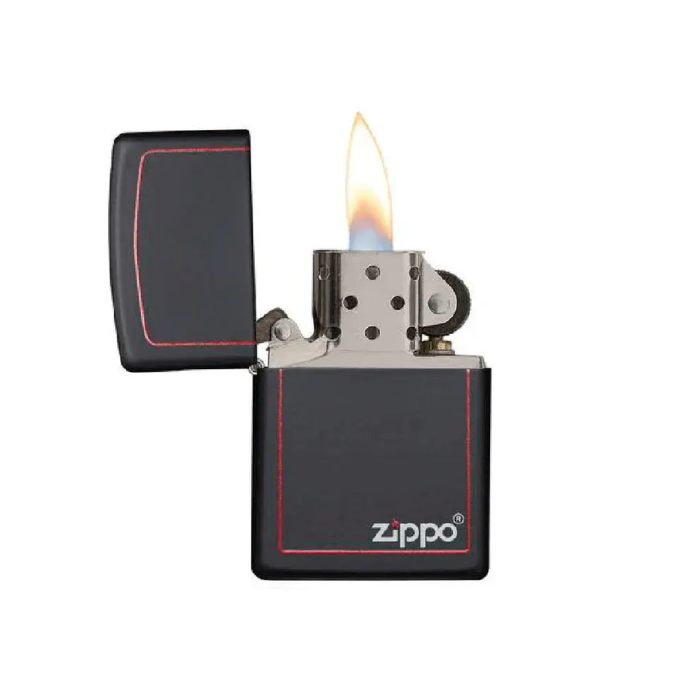 Encendedor Zippo Classic Black and Red  2