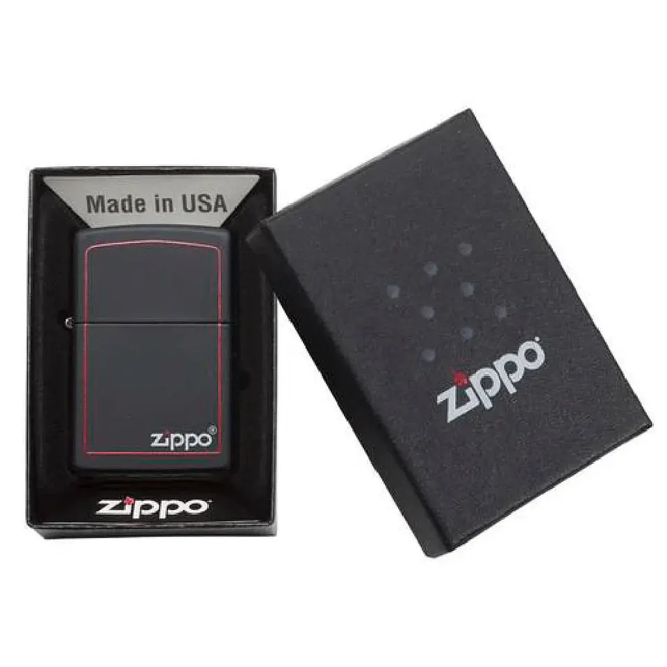 Encendedor Zippo Classic Black and Red  3