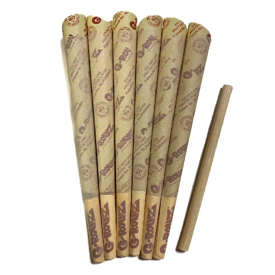 G-Rollz 6 Conos Pre Enrolados Bio Organic Hemp King Size 5