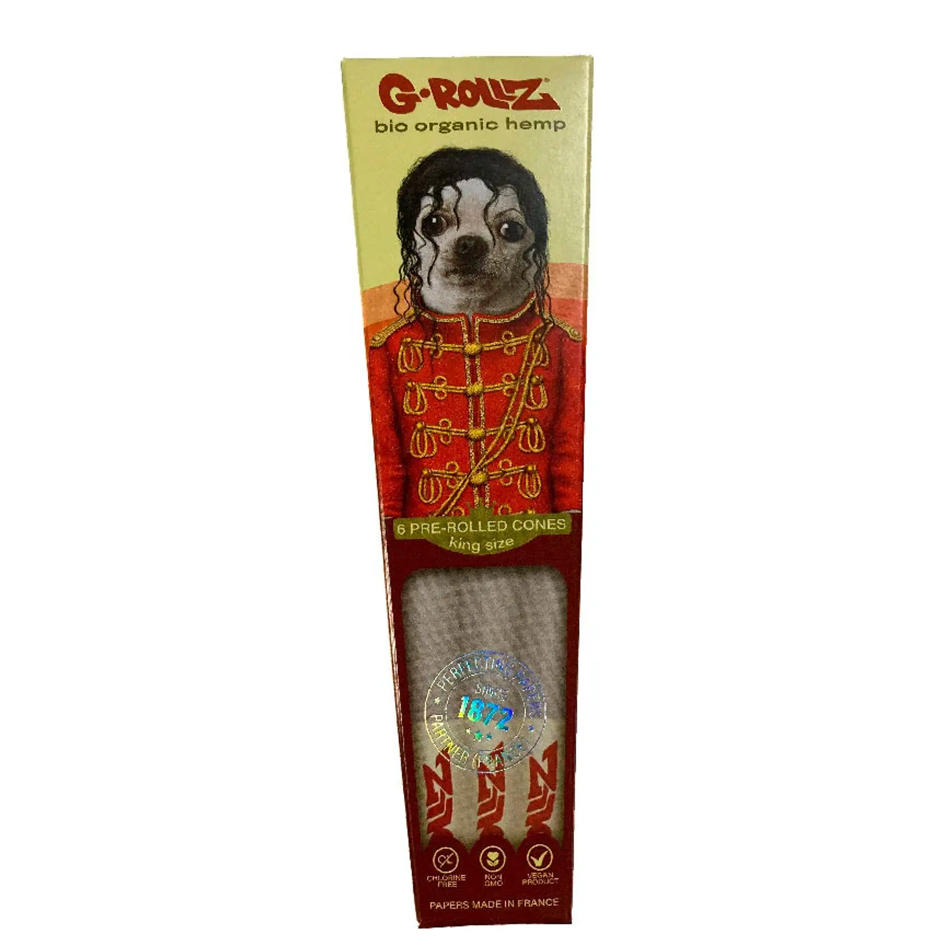 G-Rollz 6 Conos Pre Enrolados Bio Organic Hemp King Size 3