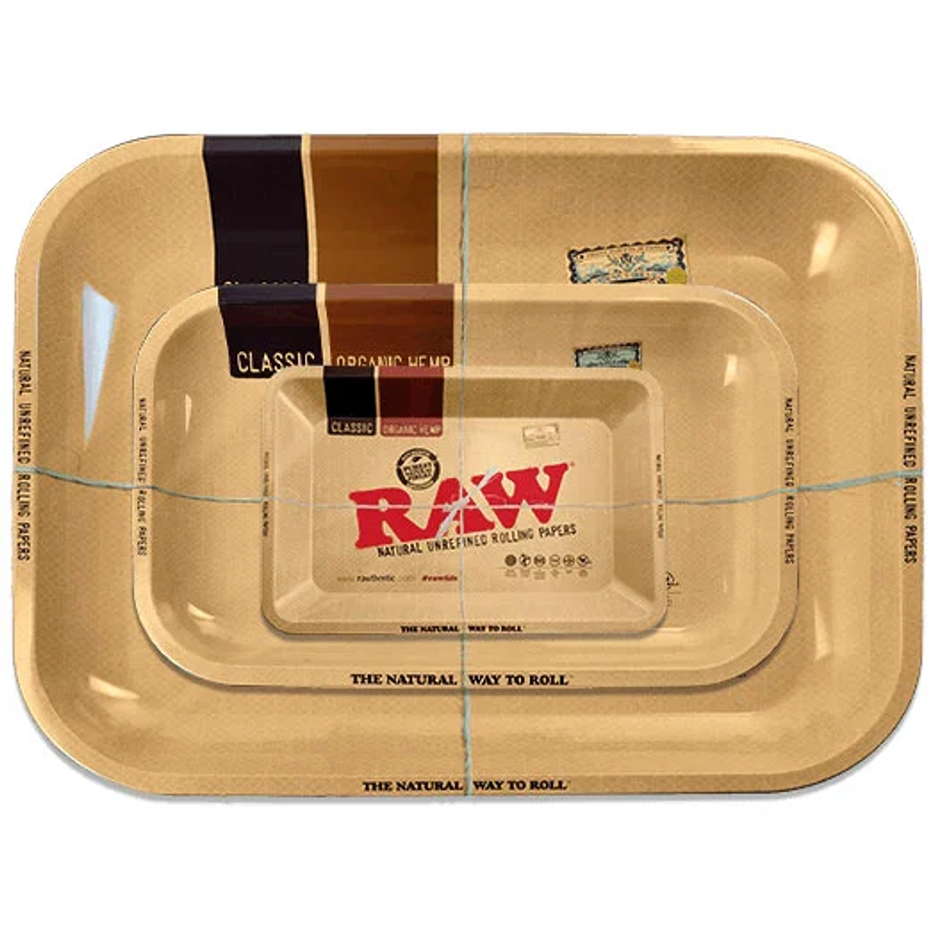 Bandeja RAW metálica Classic - Mediana 2