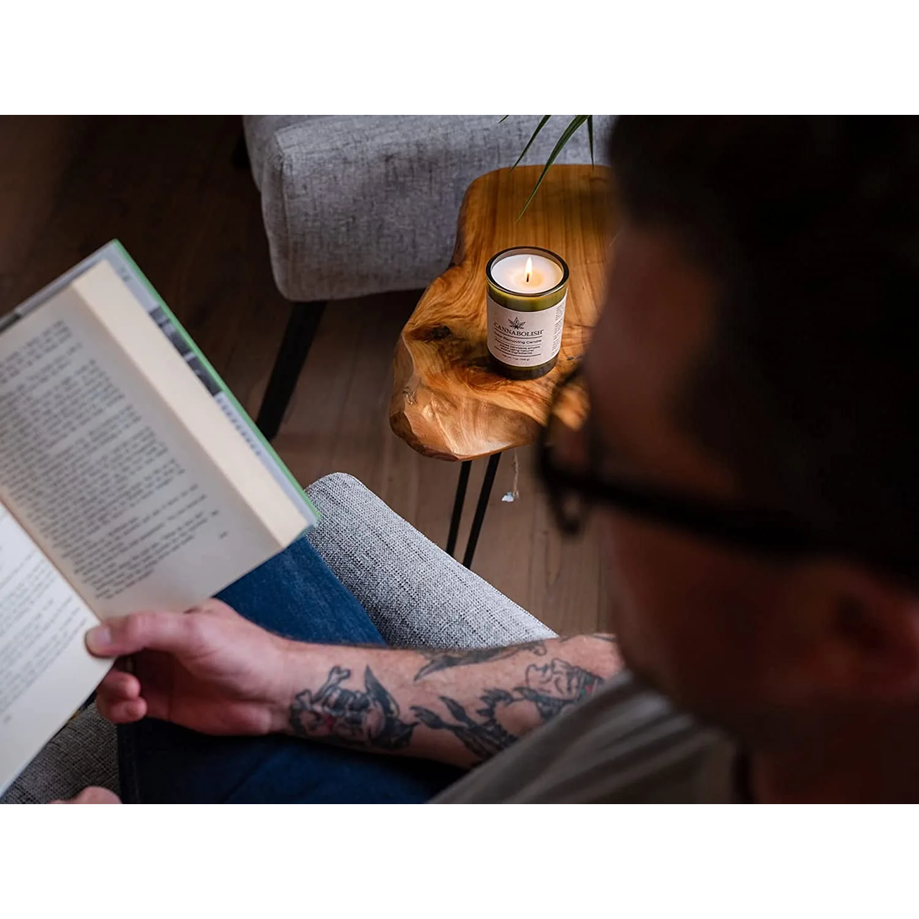 Cannabolish - Vela Removedora de Olores 7oz 3