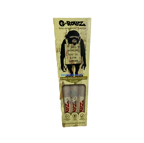 G-Rollz 6 Conos Pre Enrolados Bio Organic Hemp 1 1/4