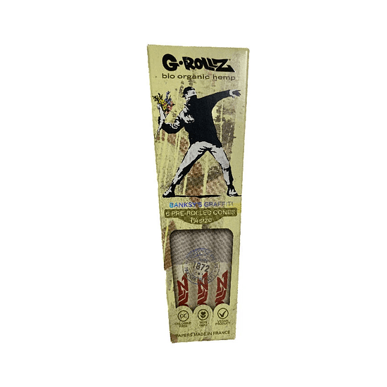 G-Rollz 6 Conos Pre Enrolados Bio Organic Hemp 1 1/4 3