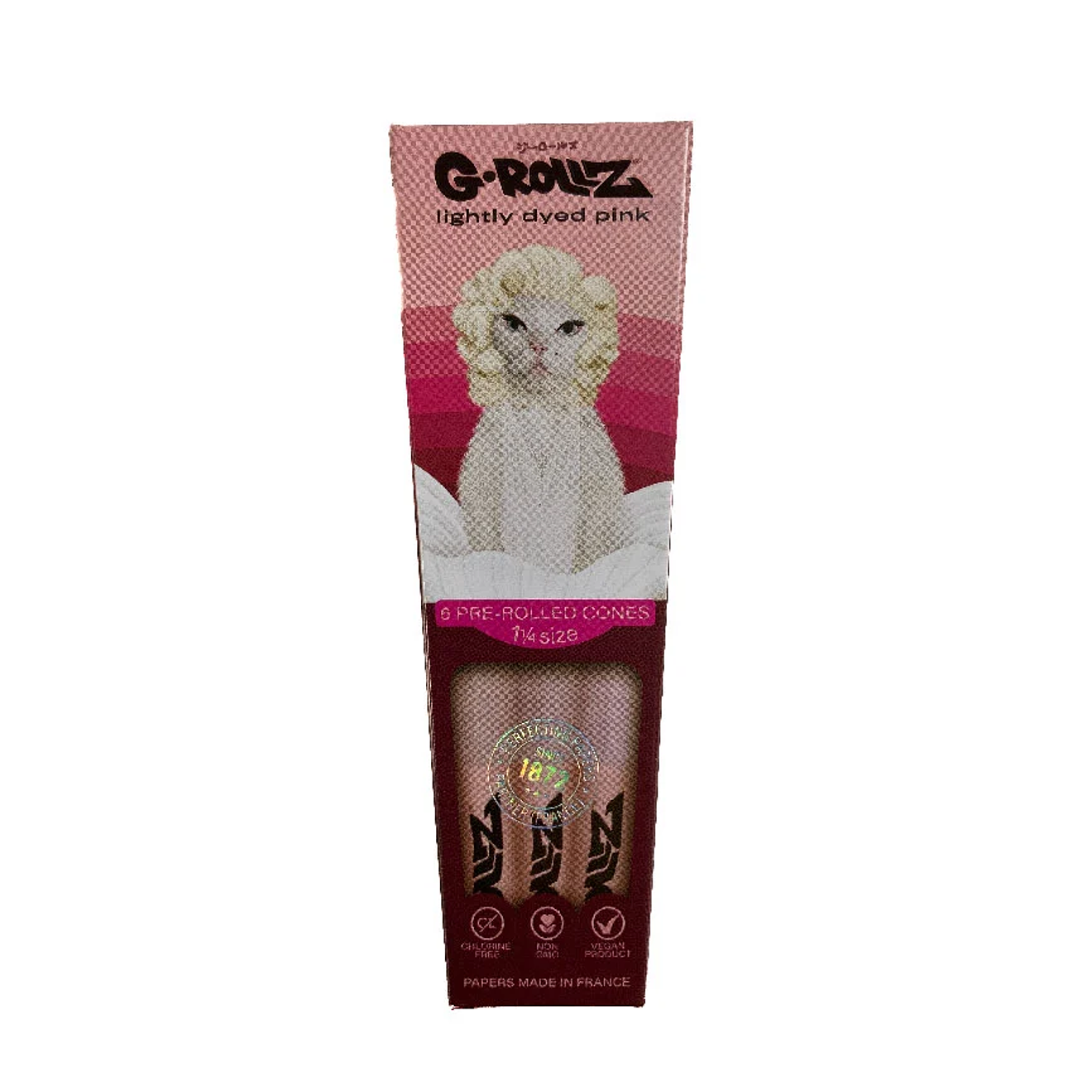 G-Rollz 6 Conos Pre-enrolados Pink 1 1/4 2