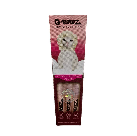 G-Rollz 6 Conos Pre-enrolados Pink 1 1/4