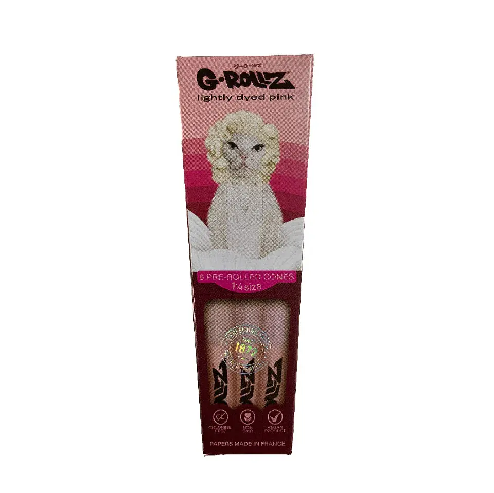 G-Rollz 6 Conos Pre-enrolados Pink 1 1/4 2