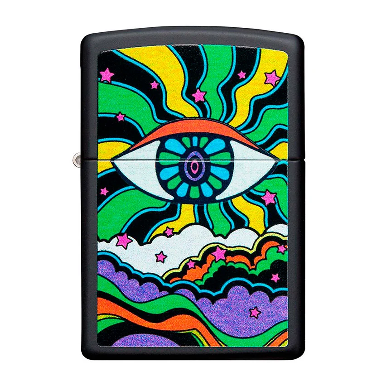 Encendedor Zippo Black Light Eye Design 1