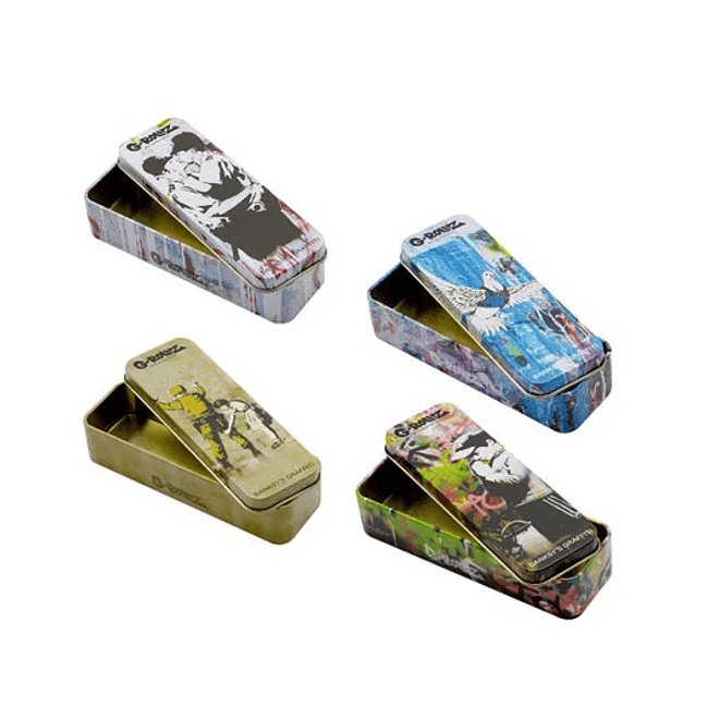 G-Rollz Cajita Metálica Pequeña Banksy  2