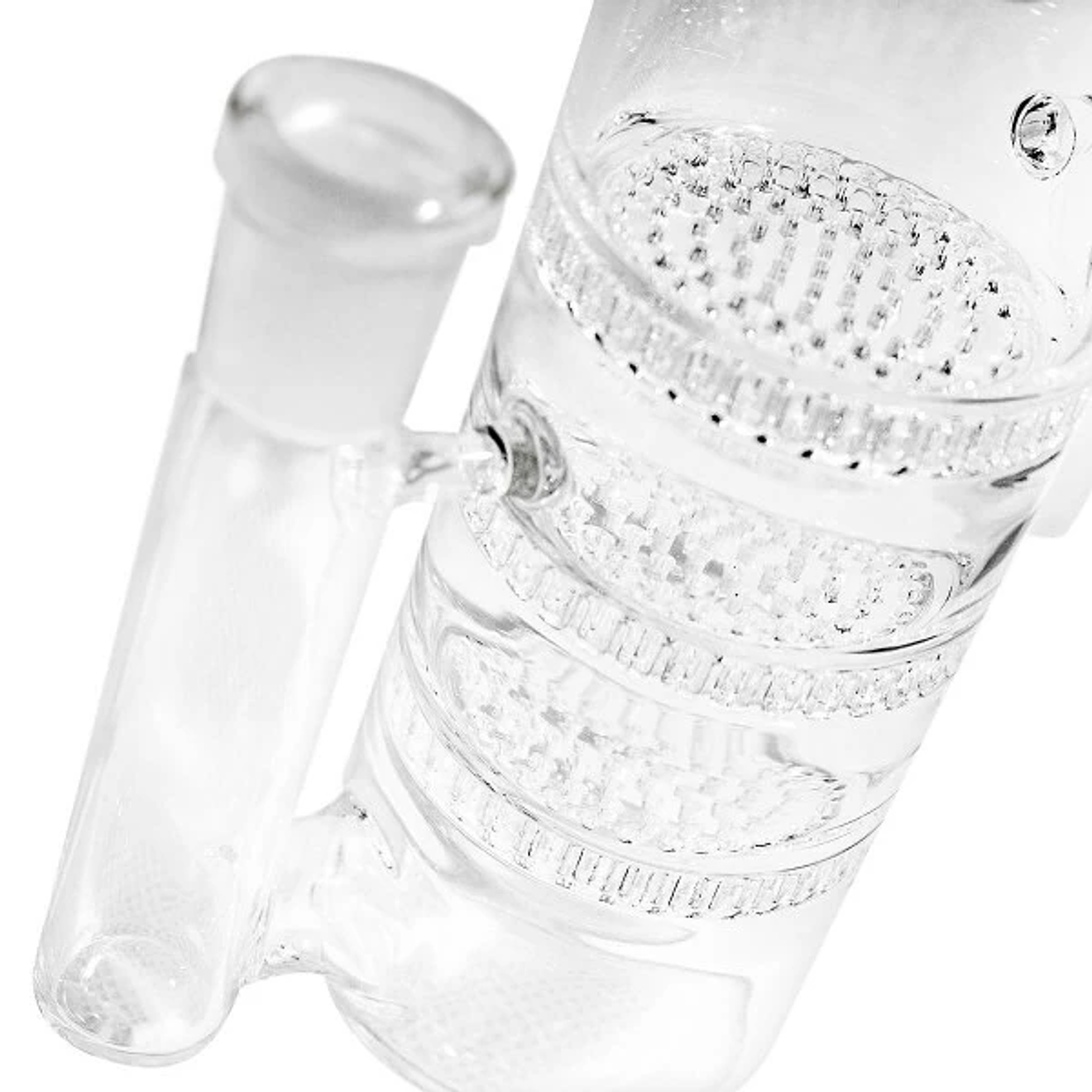 BongLab AtrapaCenizas Triple HoneyComb - Macho 18mm 5