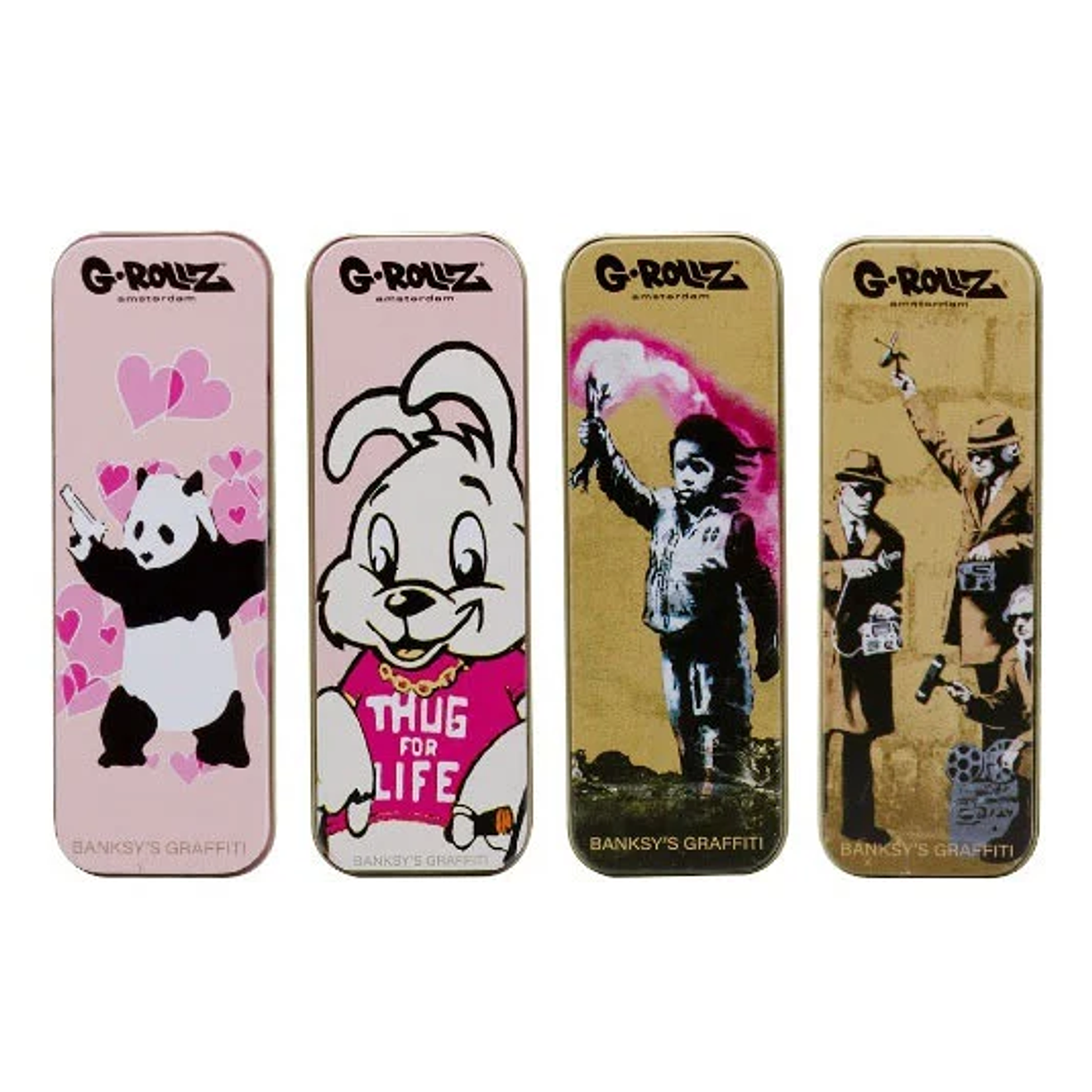 G-Rollz Cajita Metálica Pequeña Banksy 3 1