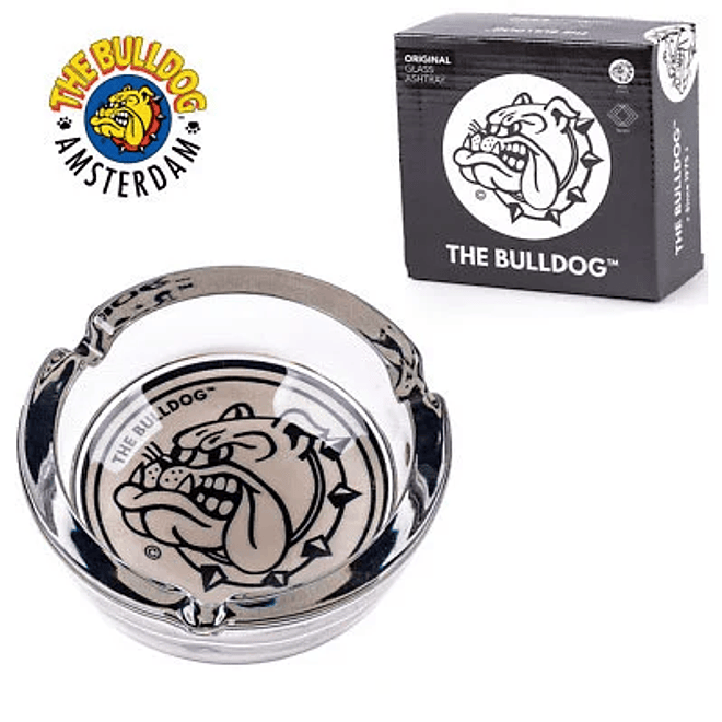 Cenicero Bulldog Black & White 2
