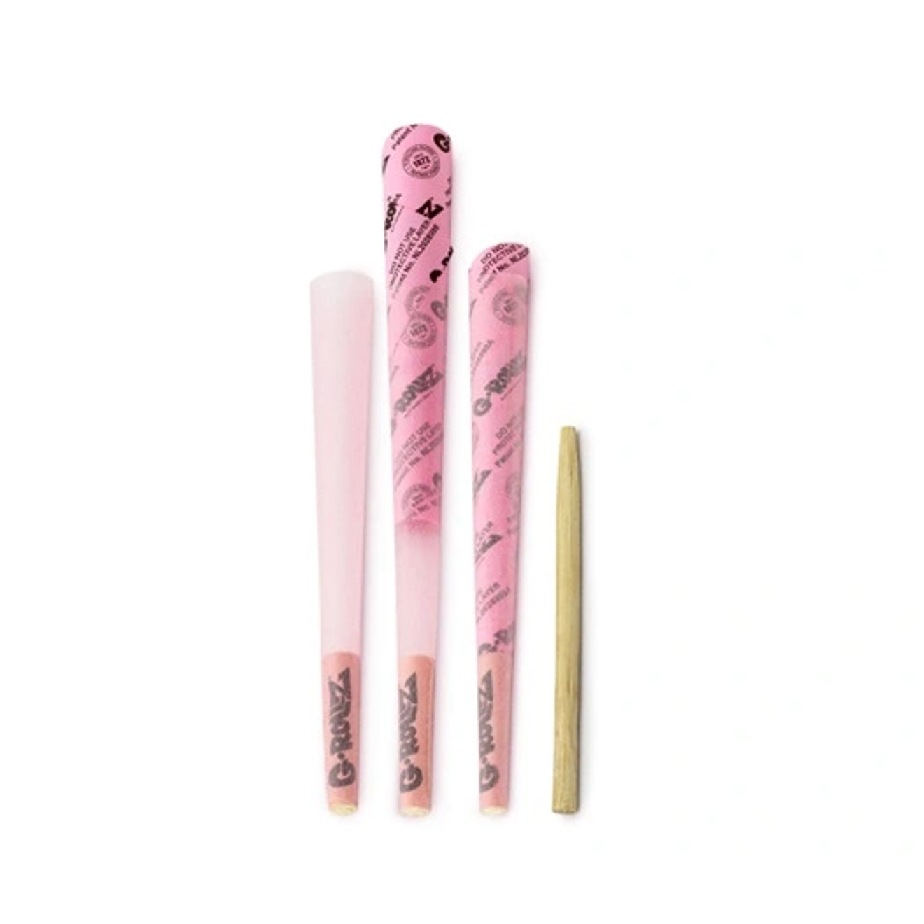 G-Rollz 20 Conos Pre Enrolados Lightly Dyed Pink King Size 4