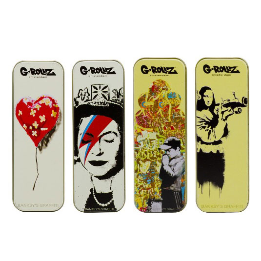 G-Rollz Cajita Metálica Pequeña Banksy 2 1