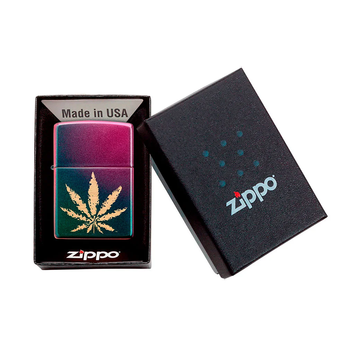 Encendedor Zippo Cannabis Design 4